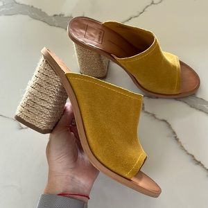Dolce Vita Alycia Espadrille Sandal in Yellow Size 8